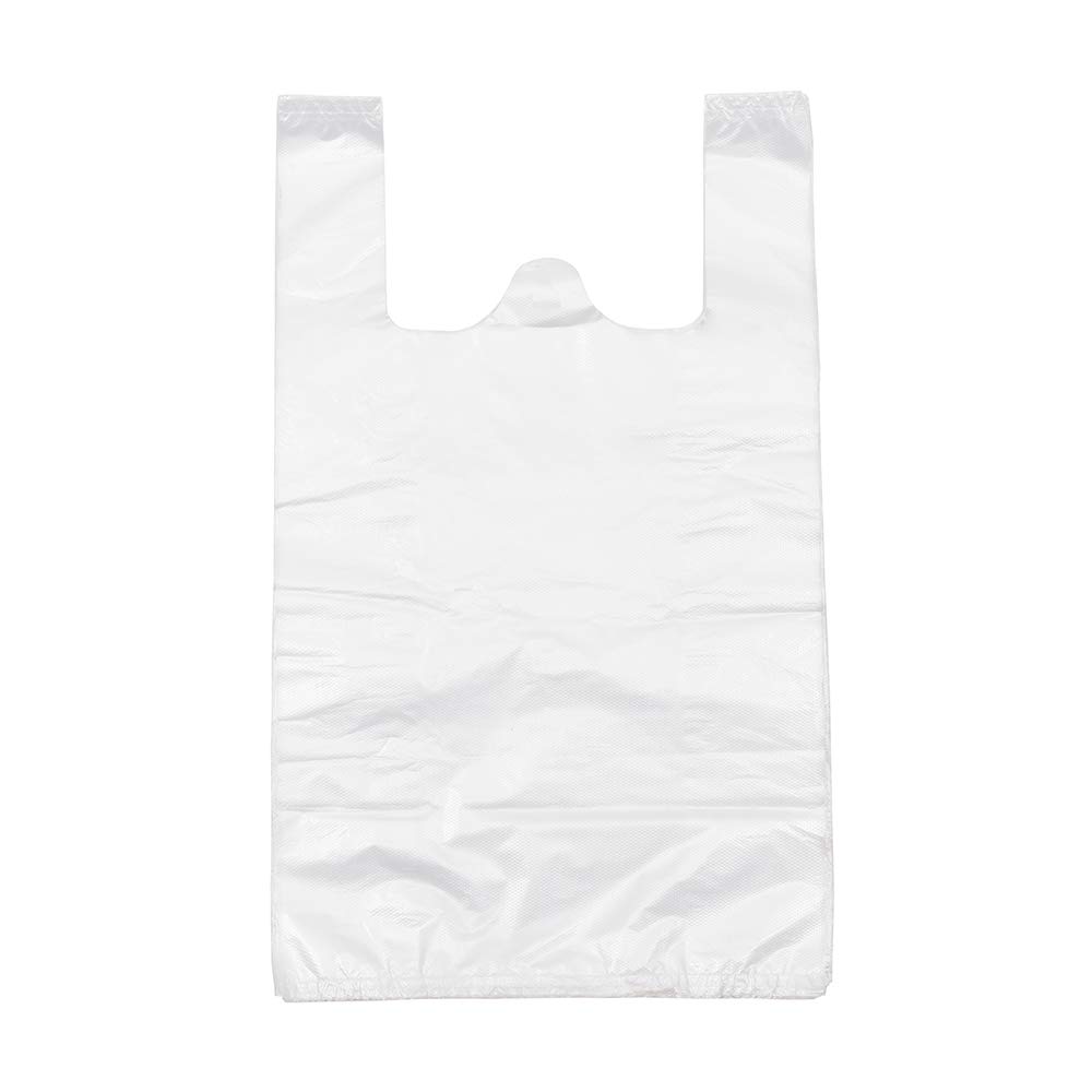 HD white T-shirt bags 10L 100pcs/roll | 外卖袋(背心型) 10L 100pcs/卷