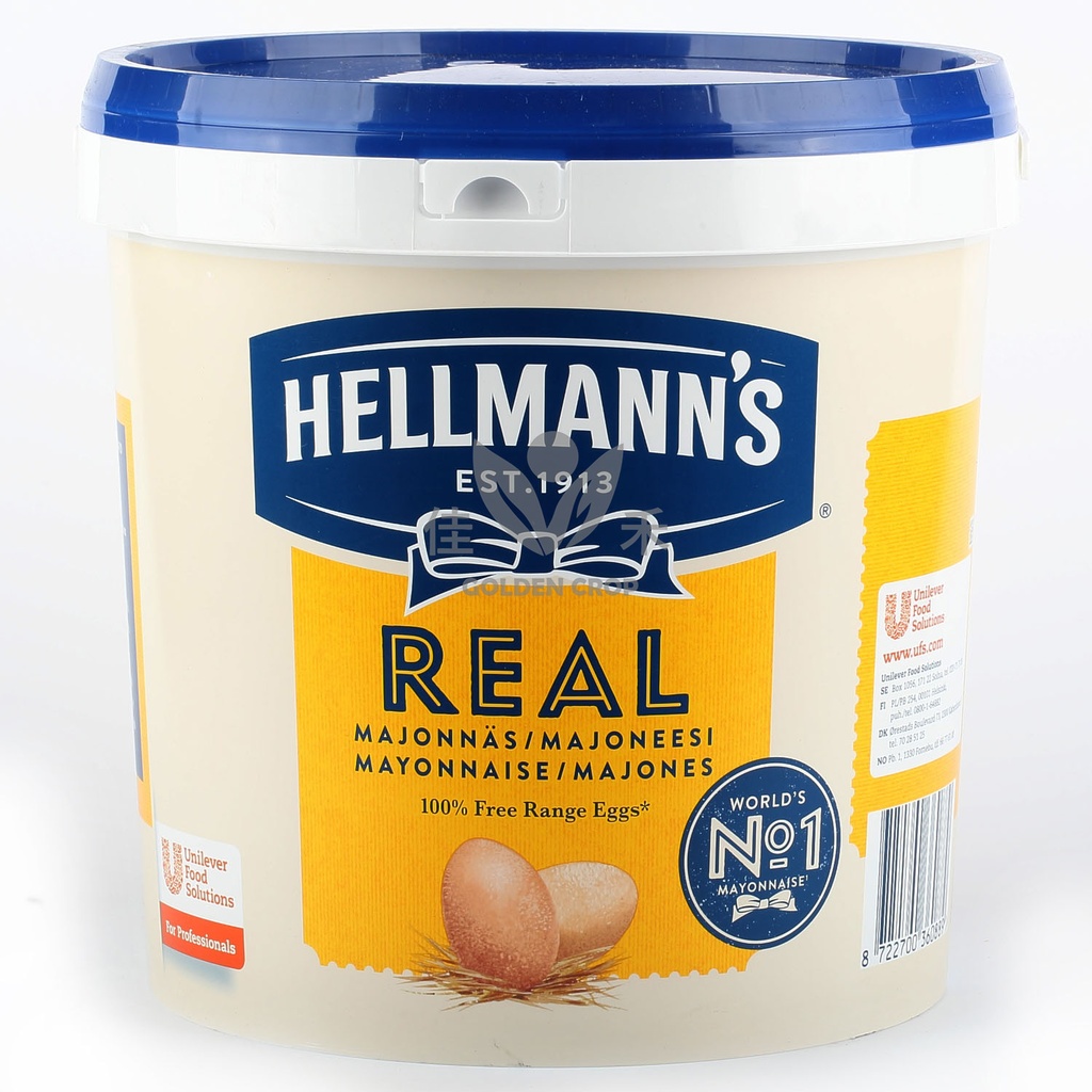 Hellmann's Real Mayonnaise 10L | 蛋黄酱 10 L /桶