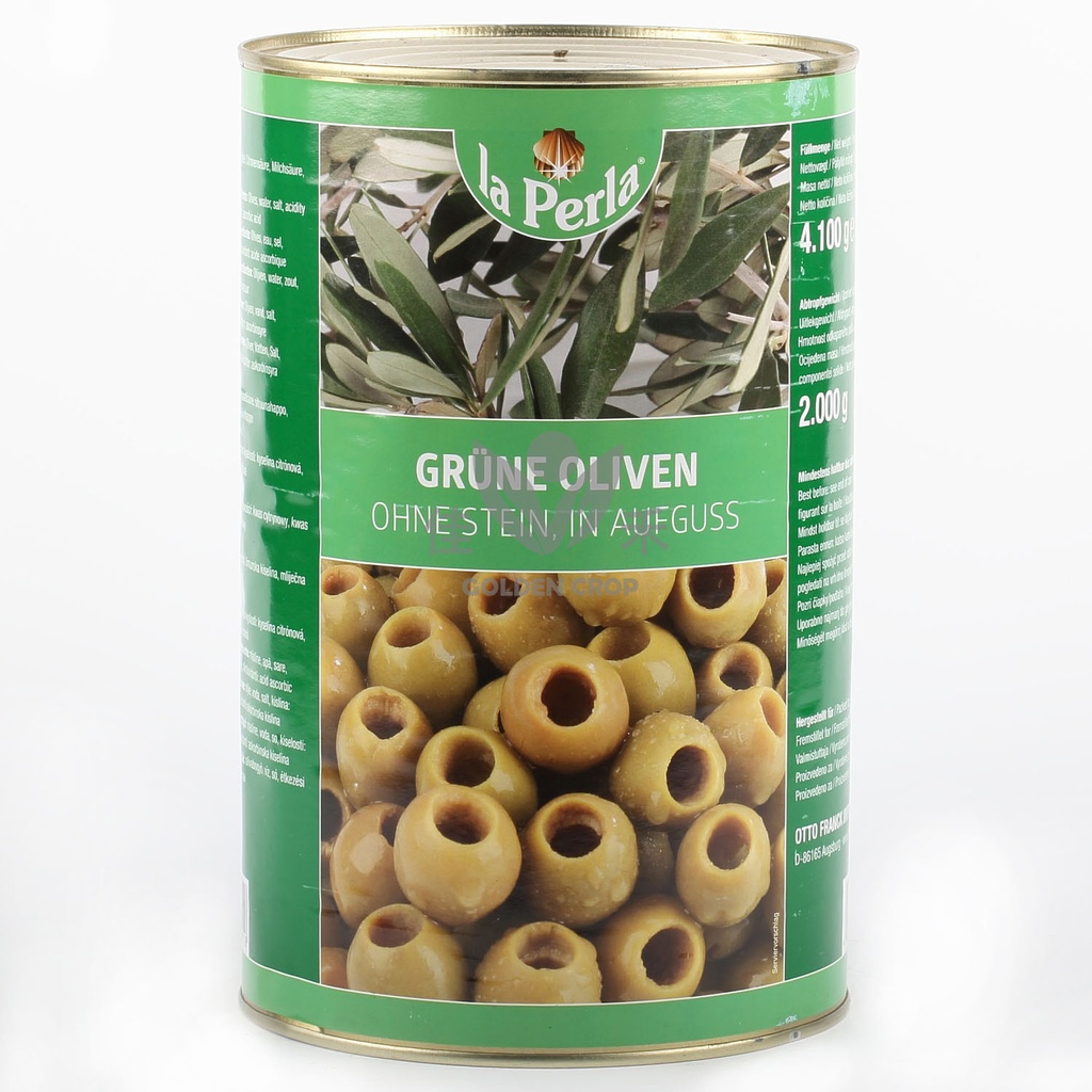 La Perla Green Olives 5L/4100g | La Perla 绿橄榄 5L/4100g
