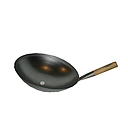 d13" Deep Iron Wok with Single Handle | 13寸 单柄深锅