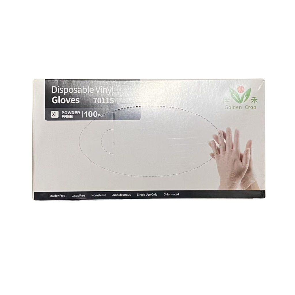 Gloves Vinyl XL | 透明手套/盒 (XL号)