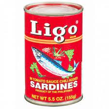 LIGO Sardines In Tomato Sauce Chili  155g | LIGO 番茄沙丁鱼罐头 辣 155g