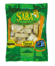 GOLDEN SABA Steamed Slice Banana Saba 454g | GOLDEN SABA  冻香蕉 切片 454g