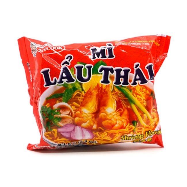 ACECOOK Mi Lau Thai Shrimp Flavour 83g | ACECOOK 泰国虾面  83g