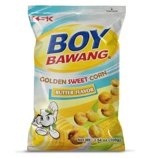 BOY BAWANG Cornick Sweet Butter Flavor 90g | BOY BAWANG 玉米零食 甜黄油味 90g