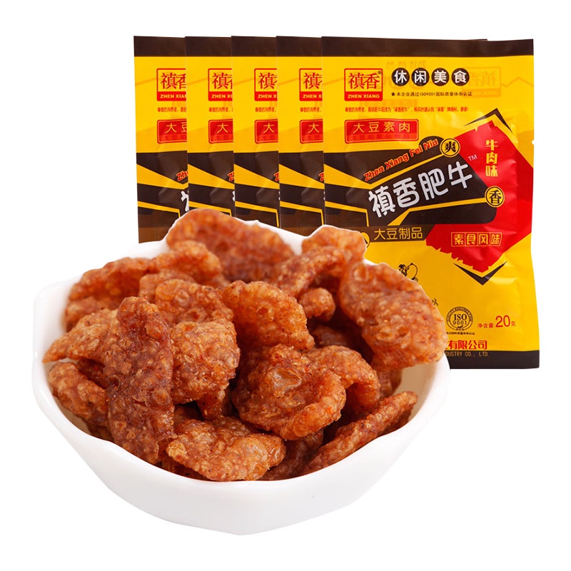 ZX Soy Vegetarian Meat Beef Flavor 80g | 禛香 肥牛味 大豆素肉 80g