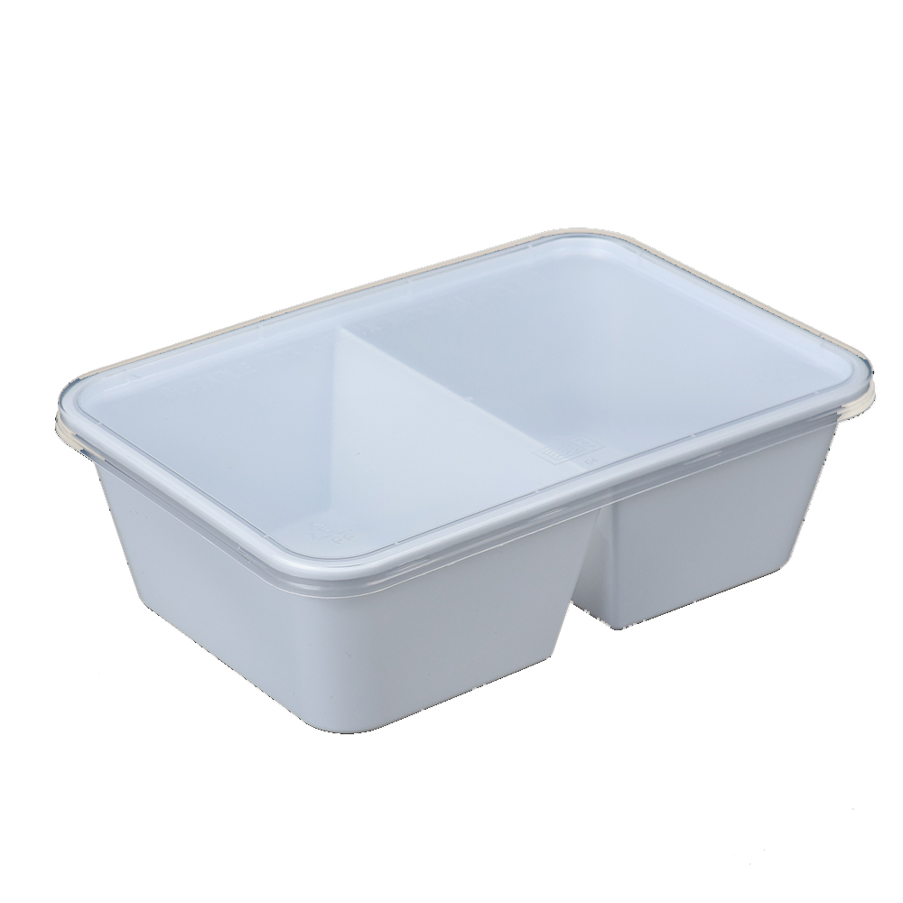 GC C750 Bottle 2 parts 500Pcs/CTN | GC C750 中餐两格外卖盒 底 500 个/ 箱