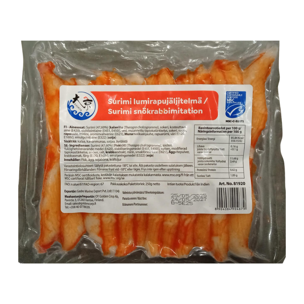 Daikyo Surimi Crab Legs 250g | 大京  证书鳕蟹腿肉棒 250g