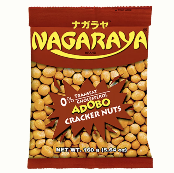 NAGARAYA Cracker Nuts Adobo Flavor 160g | NAGARAYA 坚果 阿多波味 160g