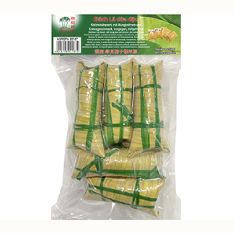 TCT Frozen Glutinous Rice Dessert Mung Bean Coconut Flavor 500g | TCT 糯米粽 绿豆椰子味 500g