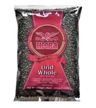 HEERA Urid Dall Washed 500g | HEERA 去皮黑豆瓣 乌达豆 500g