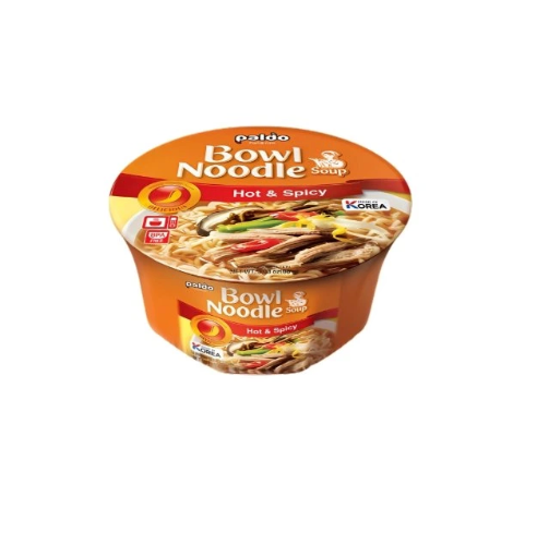 PALDO Instant Noodle Hot & Spicy Flavor Bowl 86g | 八道 方便面 火辣味 碗 86g 