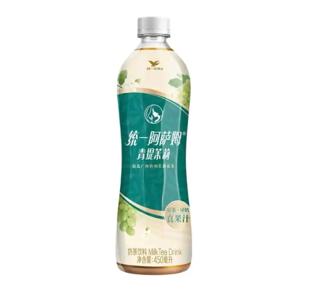 Uni-President Assam Milk Tea Green Grape Jasmine Flavor 450 ml | 统一 阿萨姆奶茶 青提茉莉味 450 ml