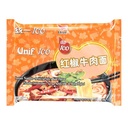 Unif 100 Instant Noodles-Artificial Spicy Beef Flavor 108g | 统一 红椒牛肉面 108g