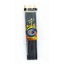 Alloy Chopsticks Black 10 pcs 24cm | 尖头 日式寿司筷 10 pcs