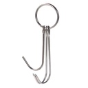 LT S/steel 3pc Duck Hook 10pcs | 三件头长鸭钩