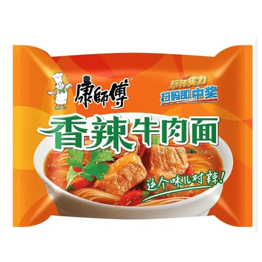Mr.Kon Spicy Beef Noodles 103g | 康师傅 香辣牛肉面 103g