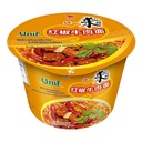 Unif Bowl Instant Noodles-Artificial Spicy Beef Flavor 110g | 统一 红椒牛肉碗面 110g