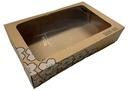 TTM Sushi Paper Box With Window SU09 (243x153x52)  300pcs | TTM 寿司纸盒带窗口 SU09（243x153x52）300pcs