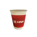 Red Paper Coffee Cup 268ml (50pcs/unit) | 红底白字 咖啡杯 268ml (50个/条)