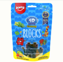 AMOS 4D Gummy Blocks Mixed Fruits Flavor 72g | AMOS 4D积木软糖 什锦水果味 72g
