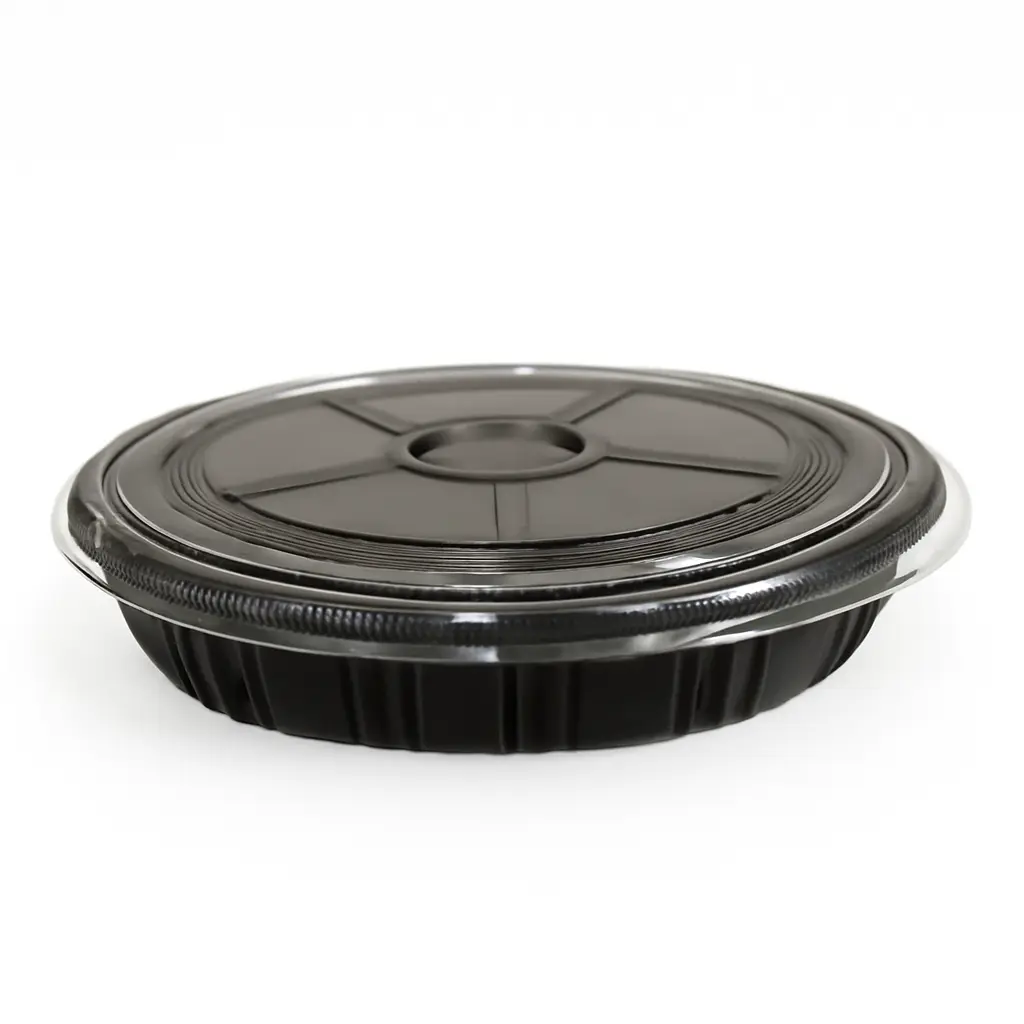 HP-63 寿司圆形外卖盒(黑色) / 个 | HP-63 Party Sushi Box (Black)