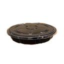 HP-63 Party Sushi Box (Black) | HP-63 寿司圆形外卖盒(黑色) / 个