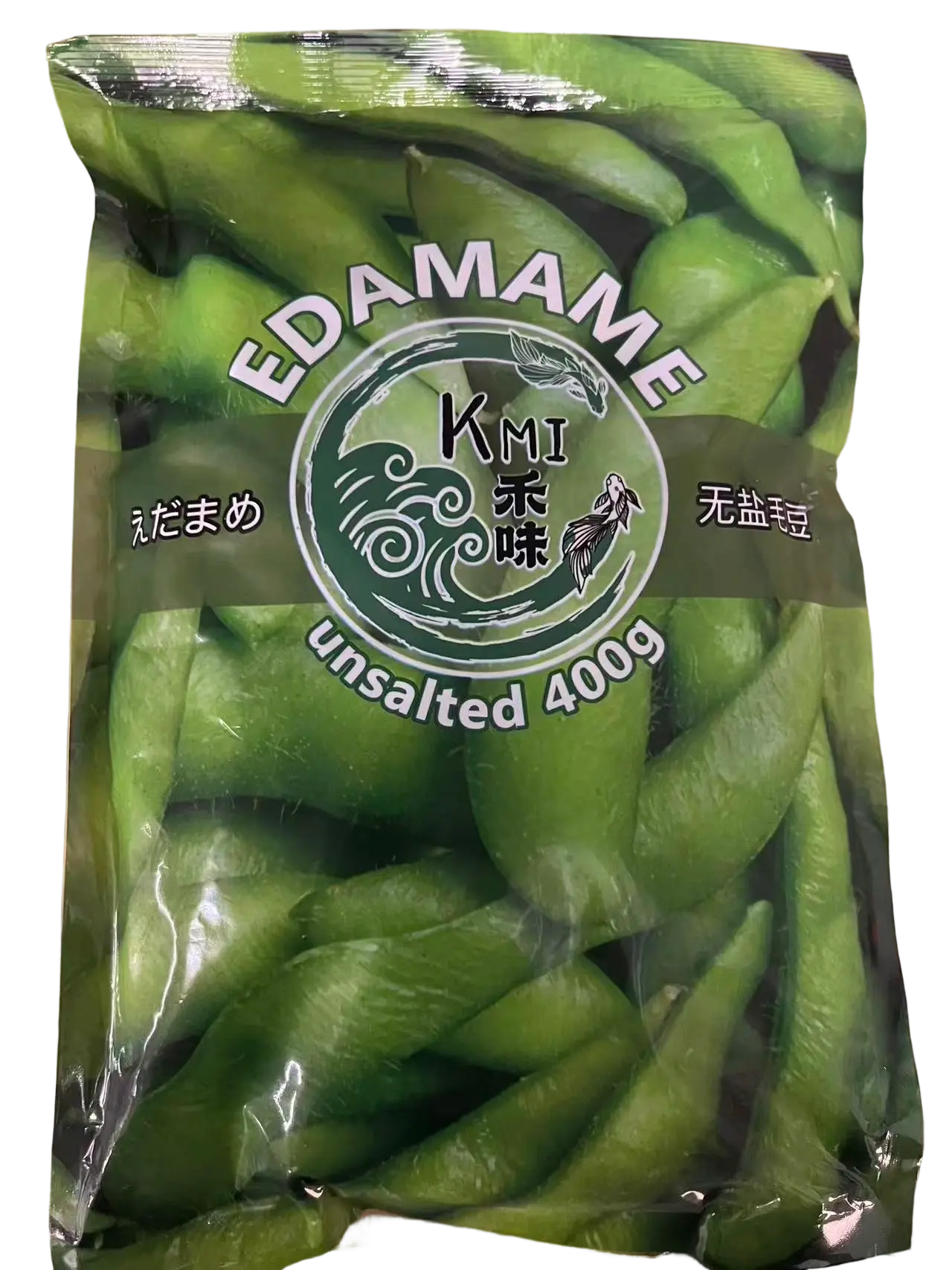 Kim / Shirakiku Pakastetut edamame-pavut (palkoineen) 400g | 禾味 毛豆角  400g