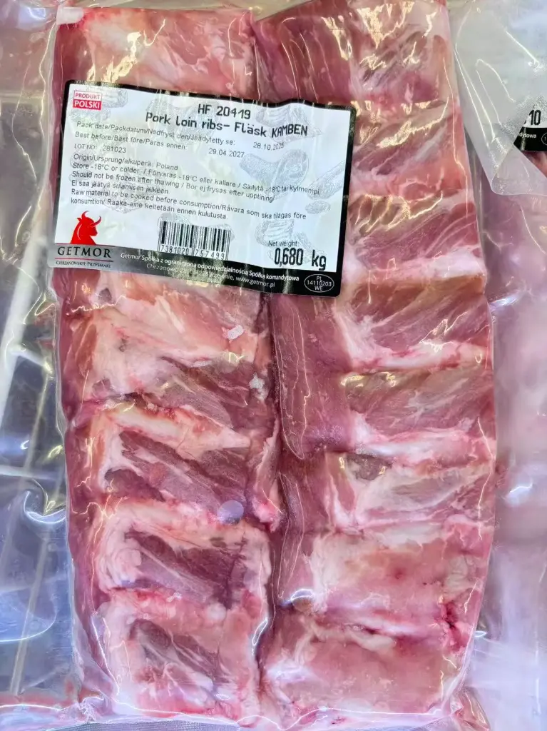Pork Ribs Poland （Vacuum) / kg | 波兰排骨 真空包装  / kg