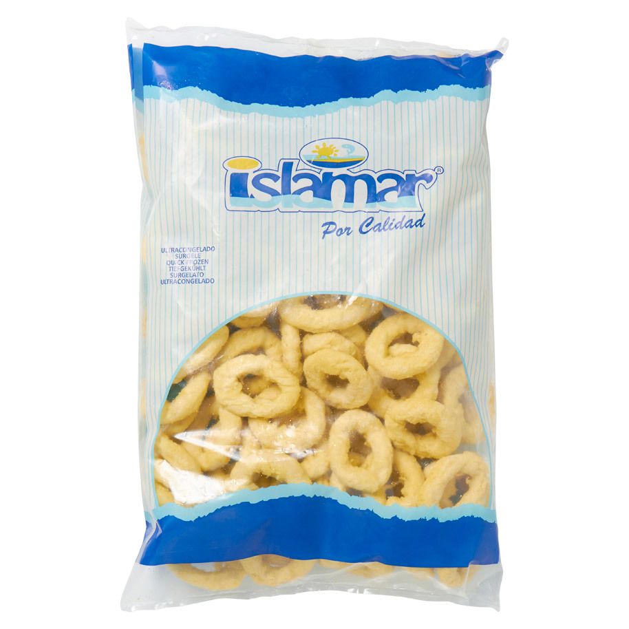 Friteeratut kalmarirenkaat 2kg | 炸鱿鱼圈 2kg