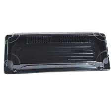 HP-02 Sushi Box(Black) 50sets*8 | HP-02 寿司外卖盒 (黑色底)400套