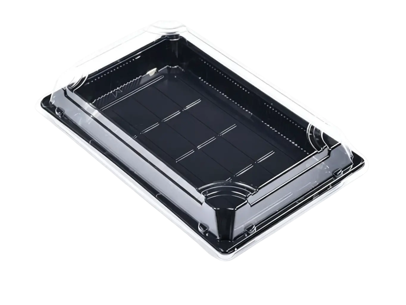 HP-09 Sushi Box (Black) 50sets*6 | HP-09 寿司外卖盒(黑色) 300套/箱