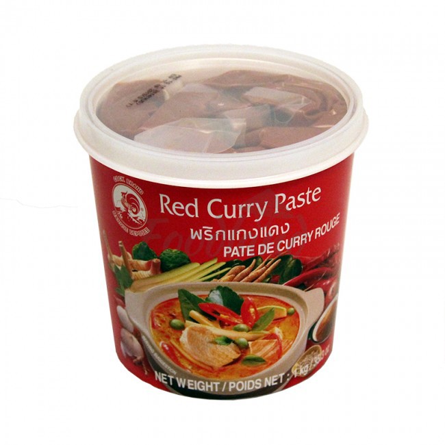 Punainen currytahna 1kg | 公鸡牌 咖喱酱 (红) 1kg