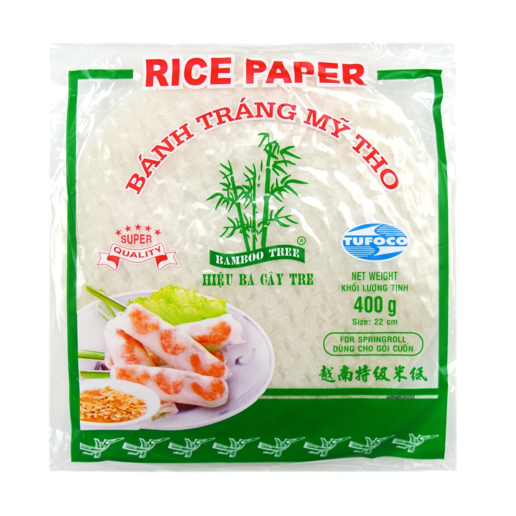 Riisipaperi (pyöreä) 22cm 400g | 竹树牌 越南圆形米纸 22cm 400g