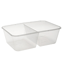 15484-2 DIV Take Away Box 750ml (2 Part)(250sets) | 中餐外卖盒 750ml / 箱 (2格)