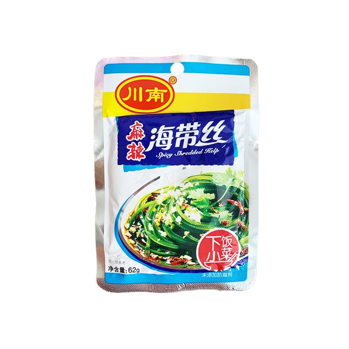 ChuanNan Sliced Kelp Sichuan Spicy 63g | 川南 海带丝 麻辣味 63g