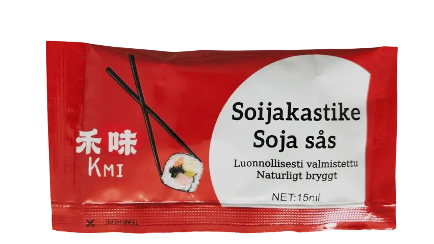 KMI Soy Sauce for Take Away 15ml*500 / CTN | KMI 禾味 外卖酱油 15ml*500小包/箱