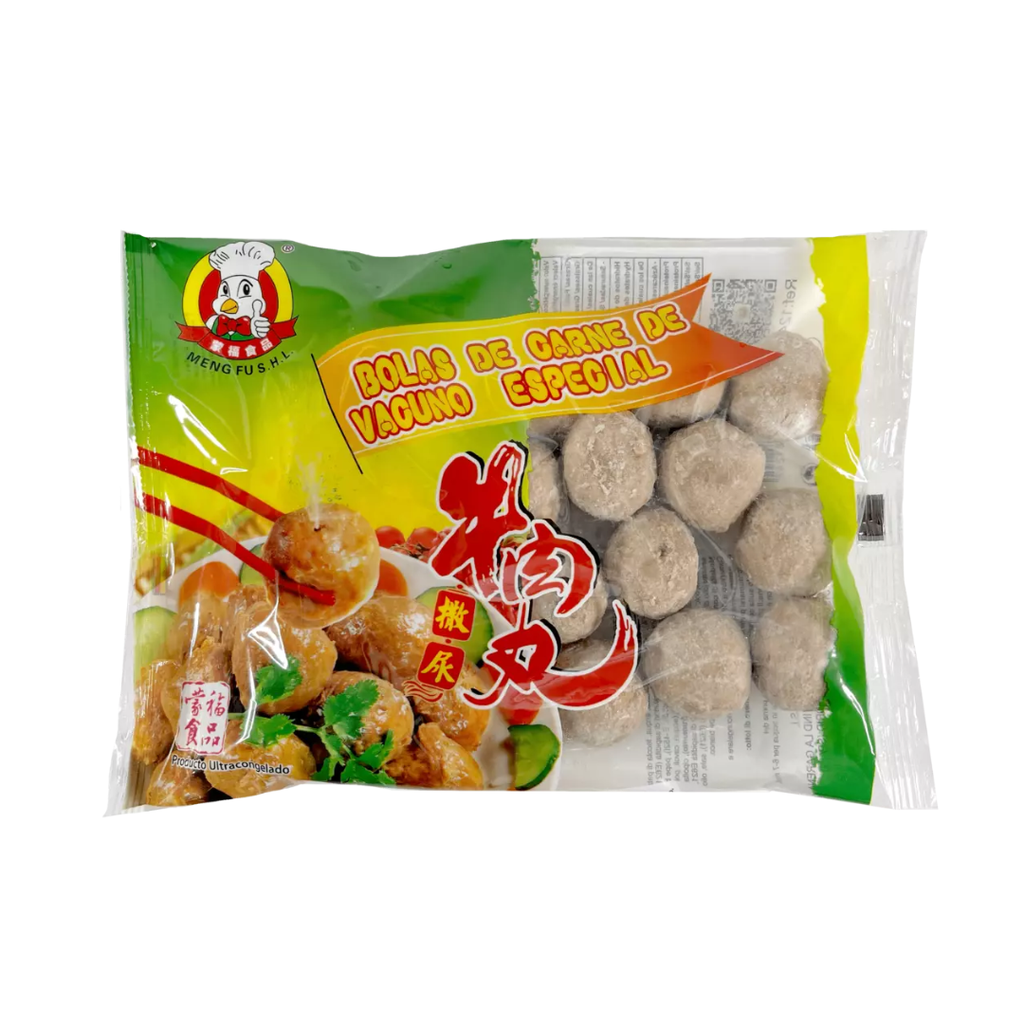 Mehukkaat naudanlihapullat (sisältää sianlihaa) 360g | 蒙福 撒尿牛肉丸 360g