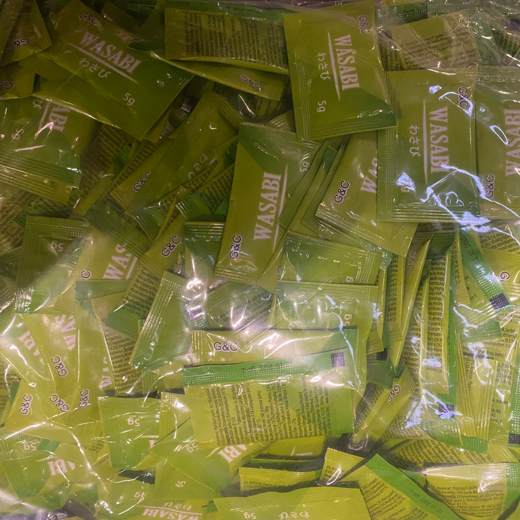 GC 外卖芥末 5g *500/unit (大包) | GC Take Away Wasabi 5g*500/unit