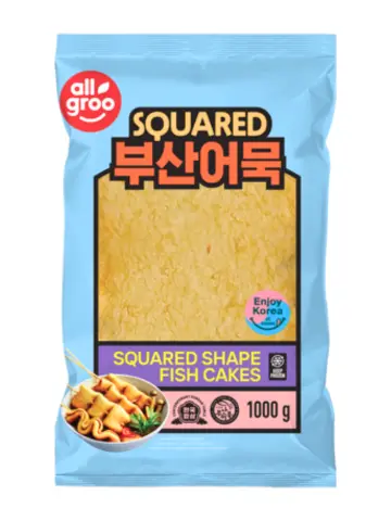 Allgroo Fish cake pre-fired 1kg | Allgroo 韩国 鱼饼 1kg