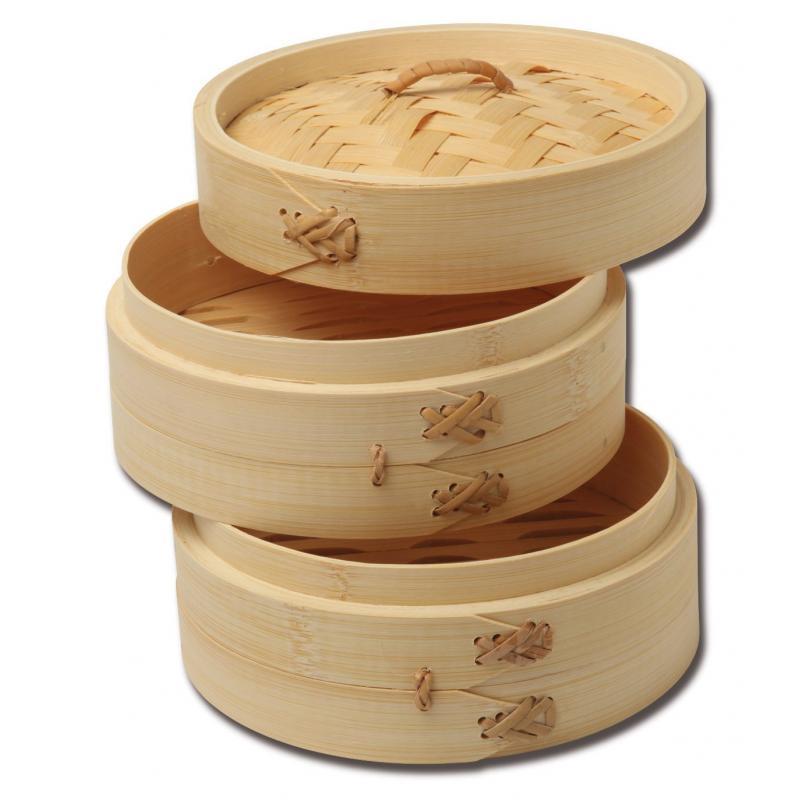  Bamboo Steamer 8''/20,32 cm Lid | 竹蒸笼8''/ 20,32cm 盖