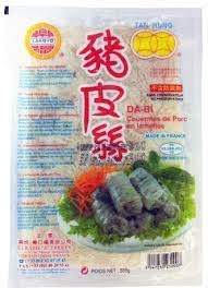 Pakastettu sian nahkasuikaleet 500g | Lakovo 猪皮丝 500g