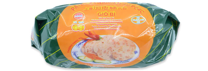 Vietnamilainen Sianliharulla sisältää siannahkaa (Gio Bi) 500g | Lakovo 含猪皮丝肉设 500g