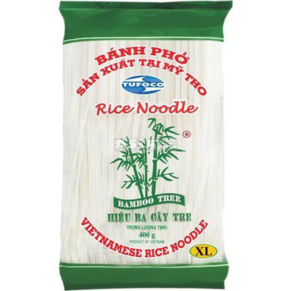 Bánh Phở riisinuudeli (XL) 10mm 400g |  竹树牌 越南米粉 XL 10mm 400g