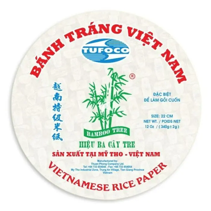 BAMBOO TREE Rice Paper 22cm (Round) 340g | BAMBOO TREE  米纸 22cm（圆形）340g