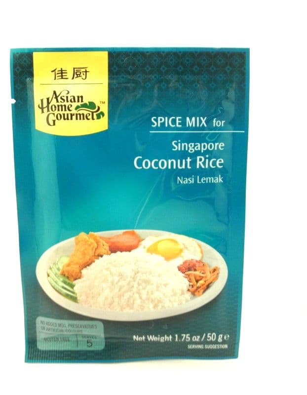 test fin AHG Singapore Coconut Rice Nasi Lemal 50g | AHG 新加坡椰子米 Nasi Lemal 50g