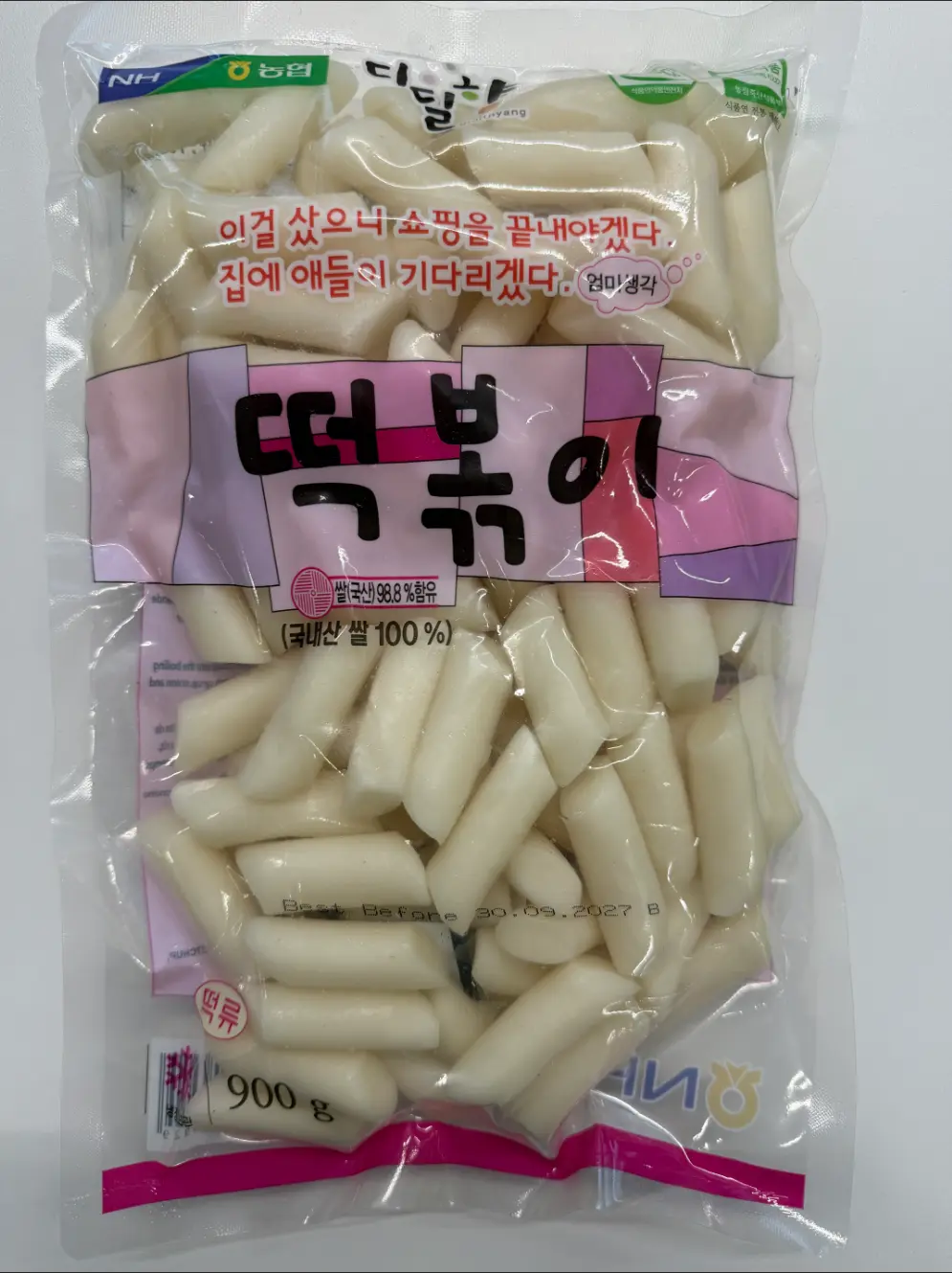 KR Rice Cake Strip 900g | 韩国年糕条 900g