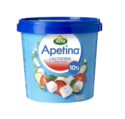 Arla Apetina 新鲜白芝士块 无乳糖 1kg | Arla Apetina 10% Cubes Lactose-free 1kg