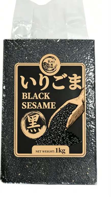 禾味 烘焙熟黑芝麻 1kg | KMI Roasted black sesame 1kg
