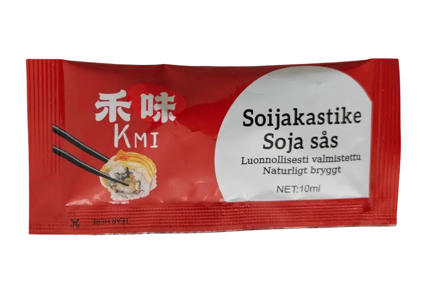 KMI Soy Sauce for Take Away 10ml*600 / CTN | KMI 禾味 外卖酱油 10ml*600小包/箱
